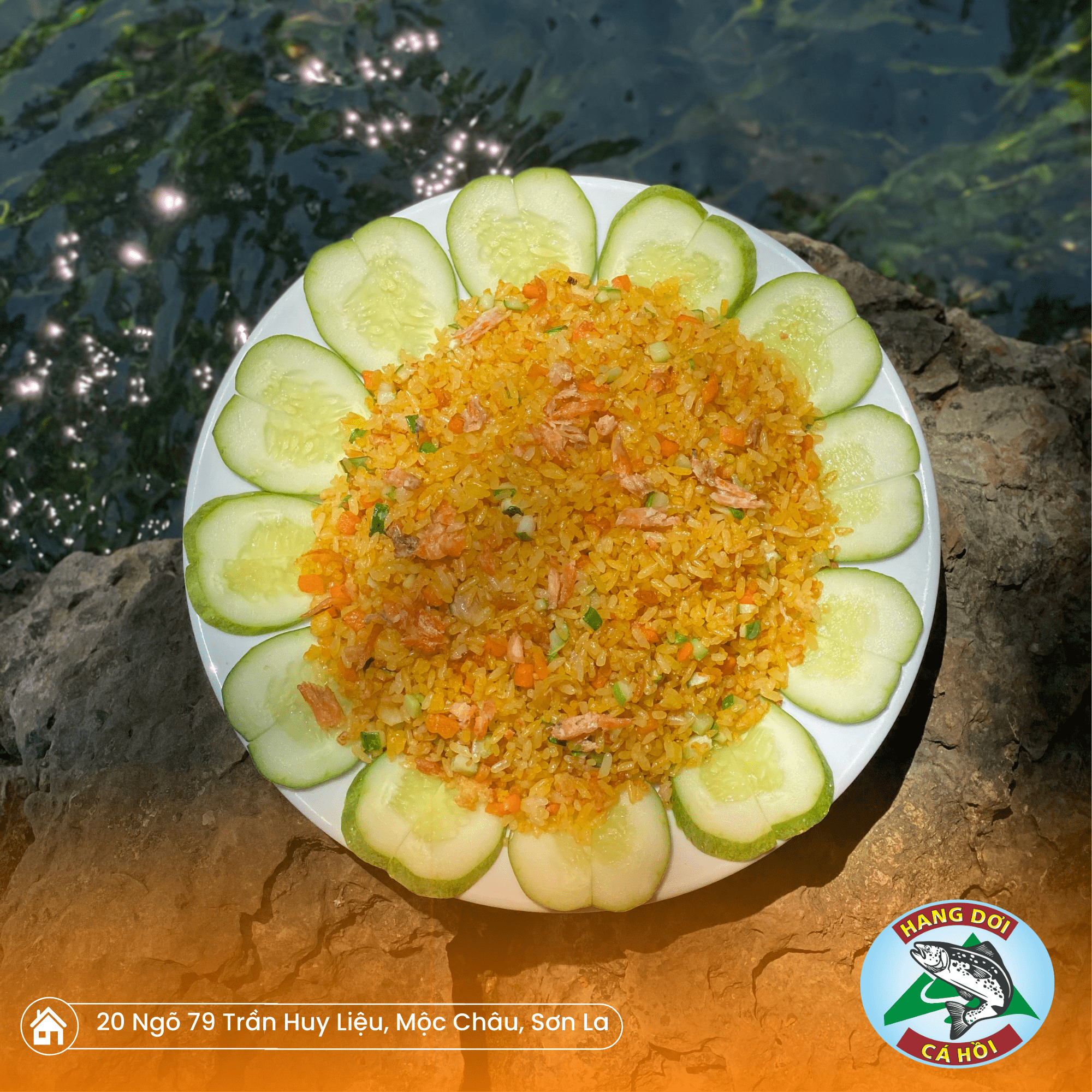 Cam rang hải sản