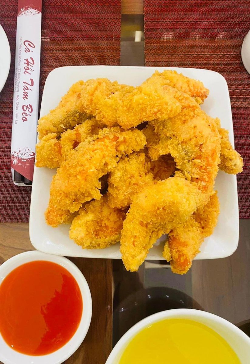 Cá Hồi chiên xù